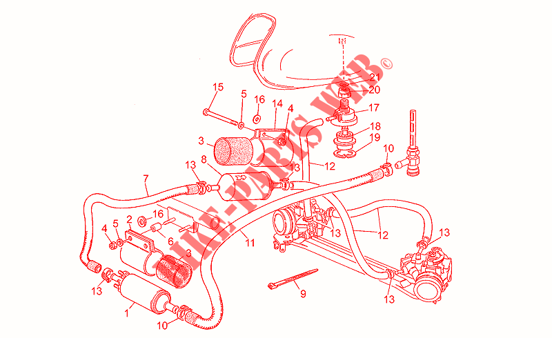 Fuel supply para MOTO GUZZI Daytona RS 1998